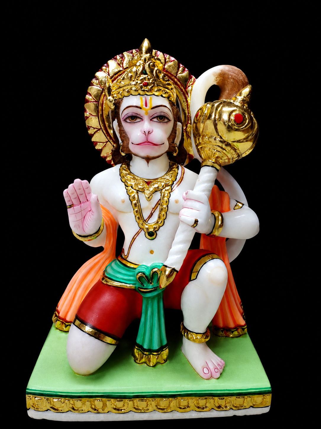 Hanuman marble statue by Bhura Murti Art