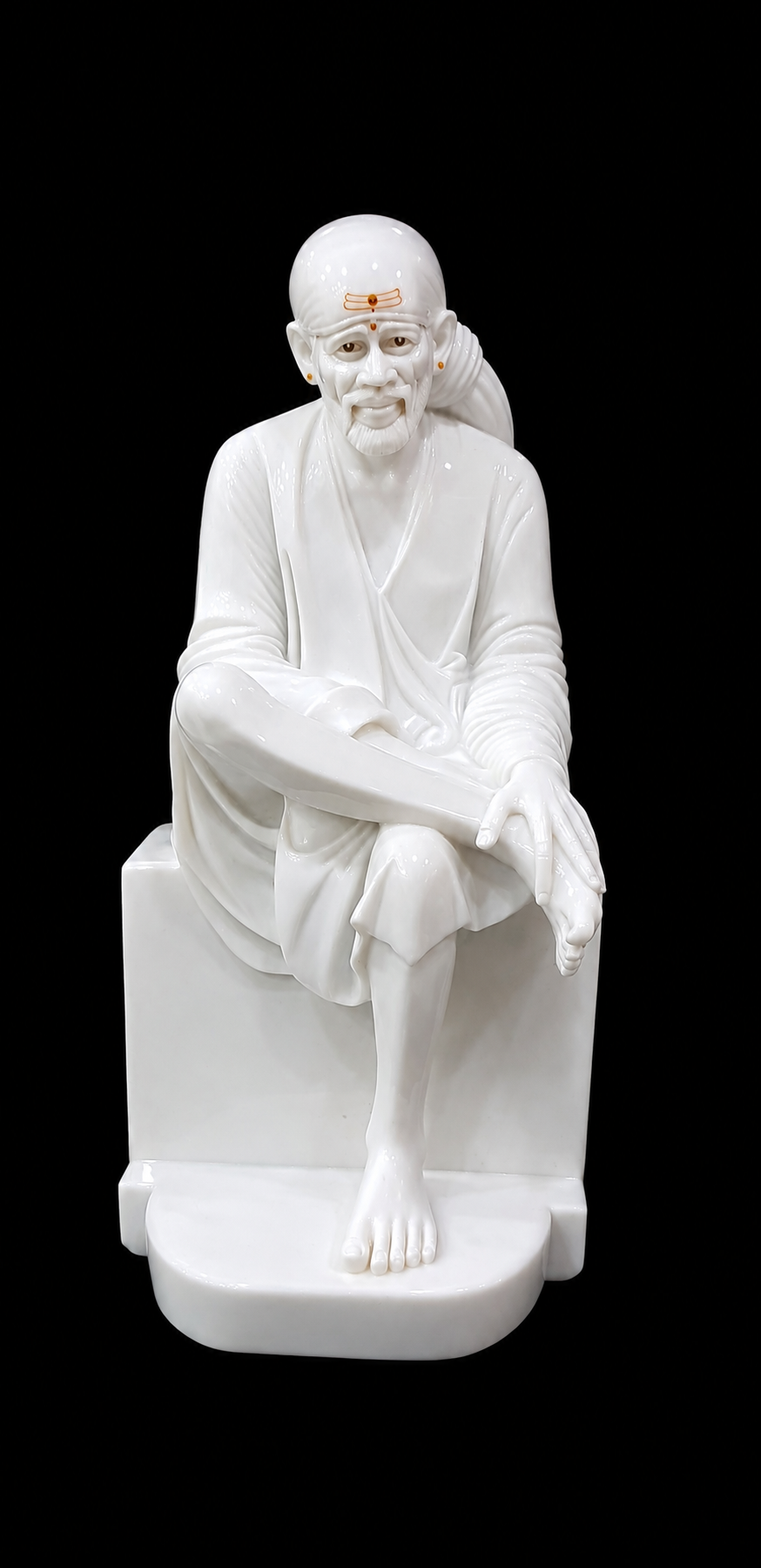Sai Baba marble statue by Bhura Murti Art