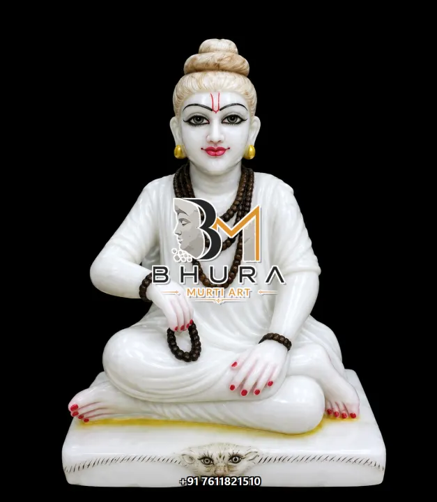 Baba Balak Nath Shwet Marble Dhyan Murti handcrafted statue