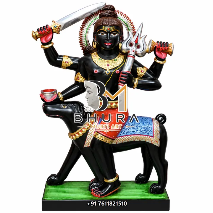 Custom-Made Bhairav Dev Statue handcrafted statue