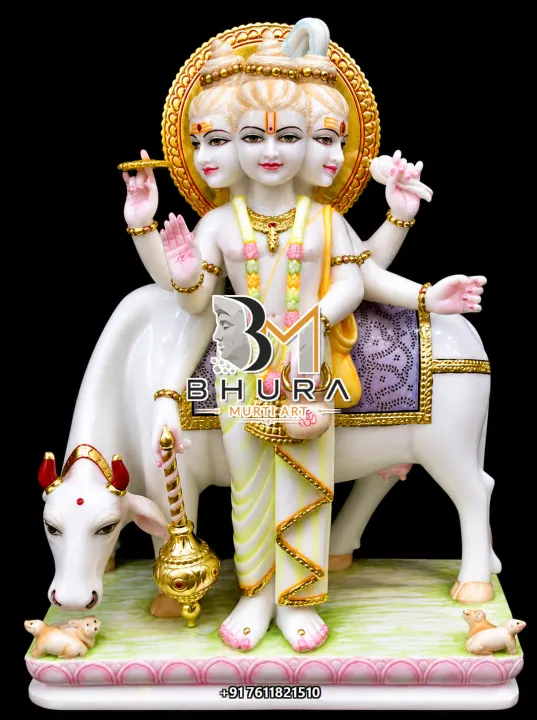 Dattatreya Golden Dhoti Divine Variant Collection handcrafted statue