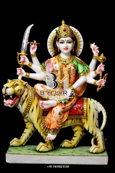 Durga Maa Artisan Colour Variant Collection handcrafted statue