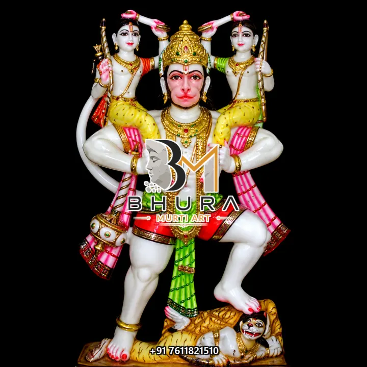 Ram Bhakt Hanuman Divine Figure Collection handcrafted statue