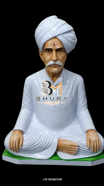 Indian Saint and Guru Seated Statue Collection handcrafted statue