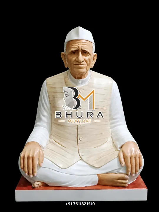 Saffron Saint Seated Statue Collection handcrafted statue