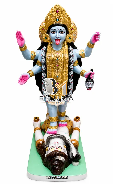 Handcrafted Kali Maa Marble Statue handcrafted statue