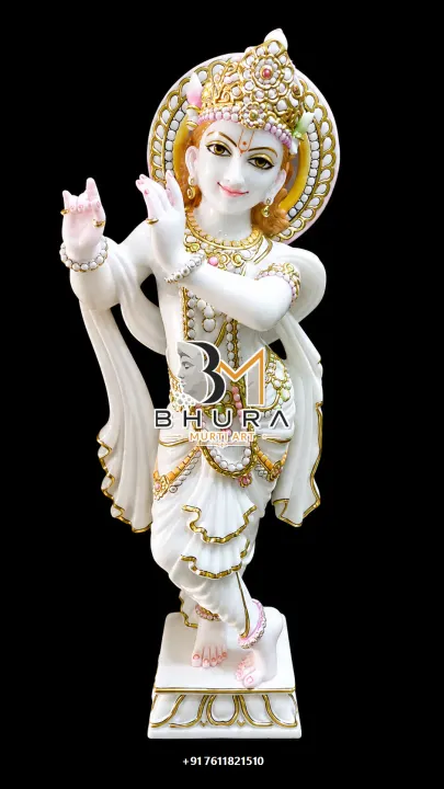 Elegant Shri Krishna Sculpture Collection handcrafted statue