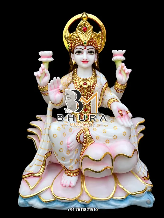 Hand-Carved Goddess Lakshmi Idol Collection handcrafted statue
