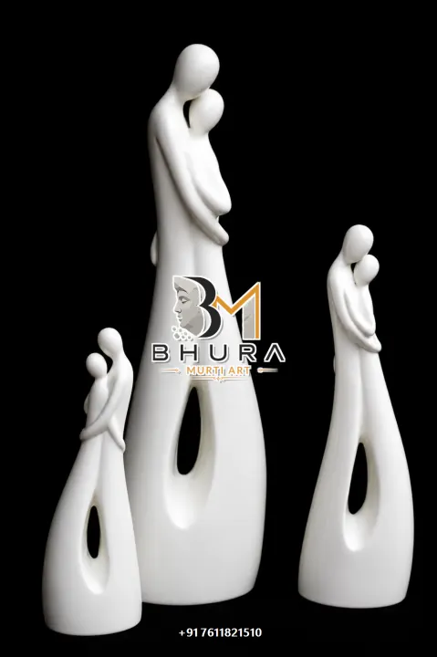 Abstract Decorative Stone Statue Collection handcrafted statue