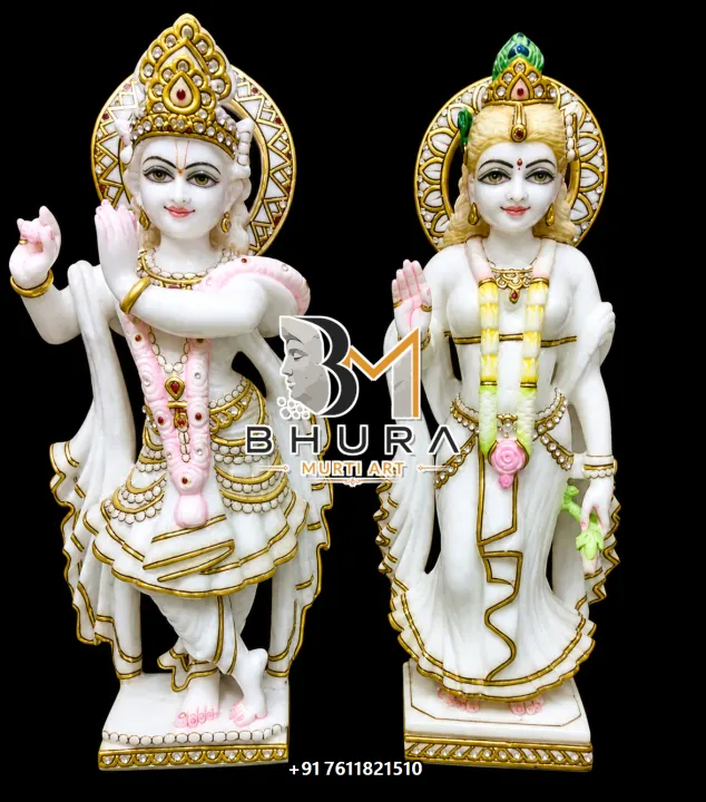Custom-Made Radha Krishna Sculpture Collection handcrafted statue