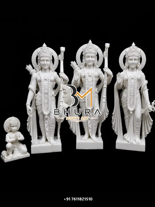 Handcrafted Ram Darbar Marble Statue Collection