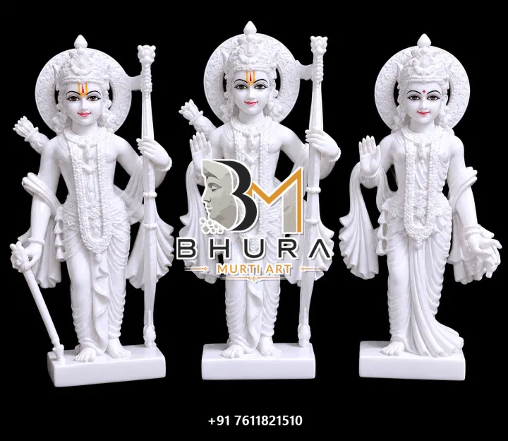 Traditional Ram Darbar Hand-Painted Idol Collection handcrafted statue