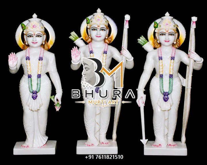 Divine Ram Parivar Marble Statue Collection handcrafted statue