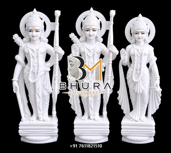Temple-Style Ram Darbar Sculpture Collection handcrafted statue
