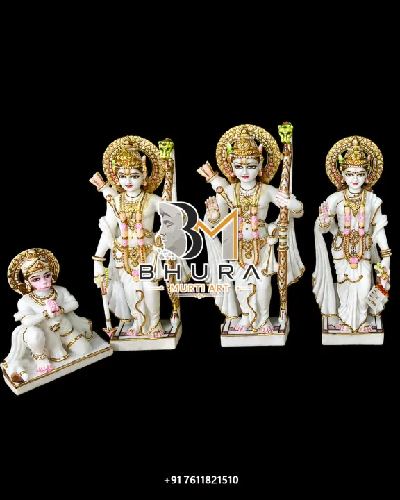 Premium Shri Ram Darbar Murti Collection handcrafted statue