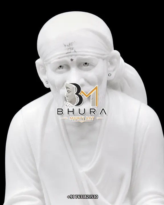 Premium Sai Baba Marble Sculpture Collection handcrafted statue