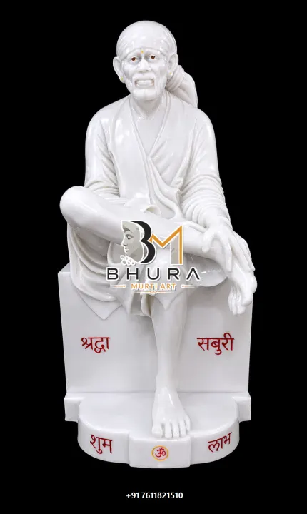 Devotional Shirdi Sai Baba Murti Collection handcrafted statue
