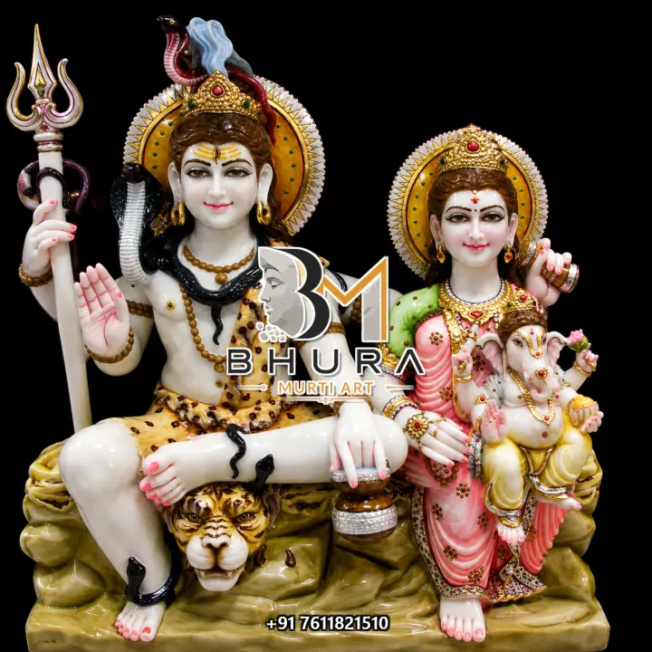 Uma Maheshwar Shiv Parvati Marble Statue Collection handcrafted statue