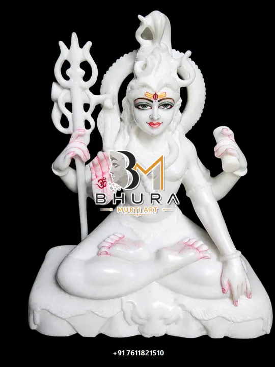 Sacred Shiv Shankar Marble Statue Collection handcrafted statue