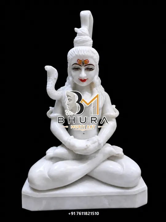 Classic Shiv Shankar Marble Statue Collection handcrafted statue
