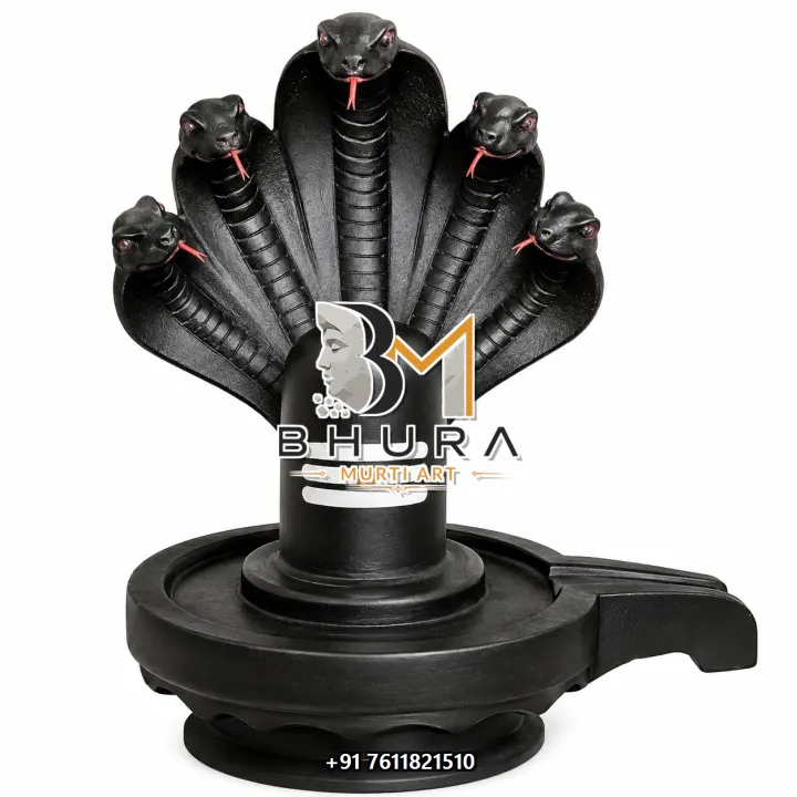 Traditional Shiva Lingam Jaladhari Collection handcrafted statue