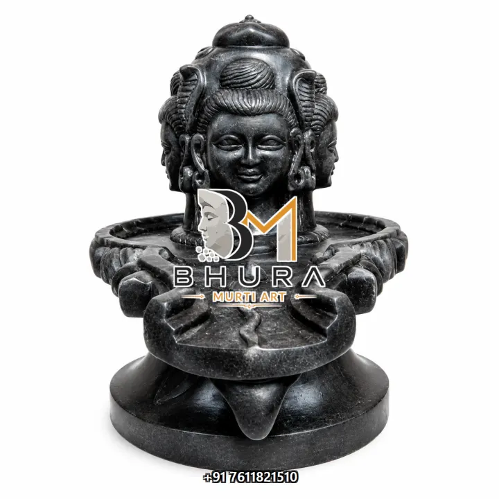 Hand-Carved Shiva Lingam Marble Collection handcrafted statue