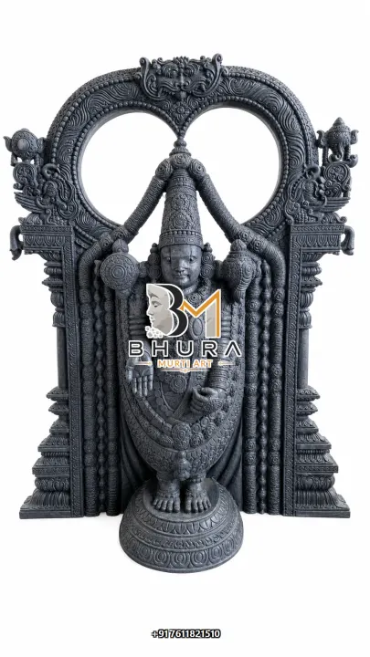 Traditional Tirupati Balaji Marble Idol Collection handcrafted statue