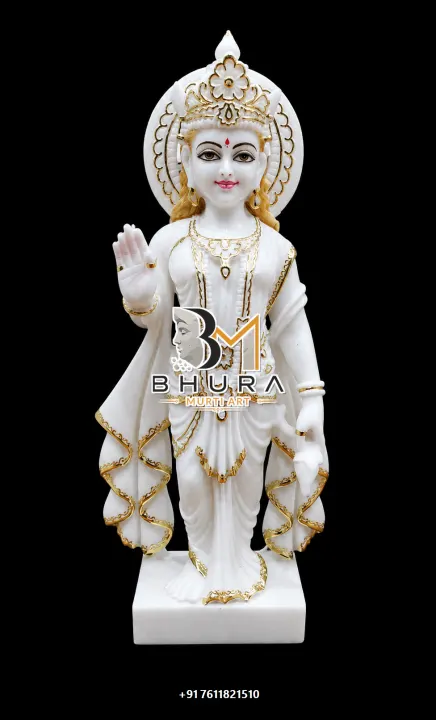 Vaikuntha Vishnu Laxmi Marble Statue Collection handcrafted statue