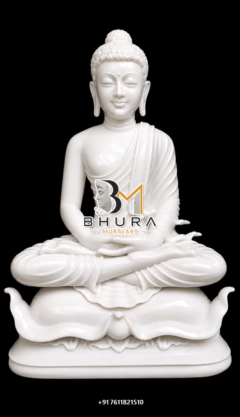 Premium Gautam Buddha Sculpture Collection - handcrafted stone design view 5