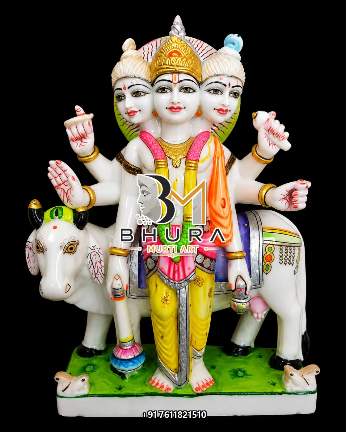 Dattatreya Multicolour Cow Vahan Collection - design variant 5