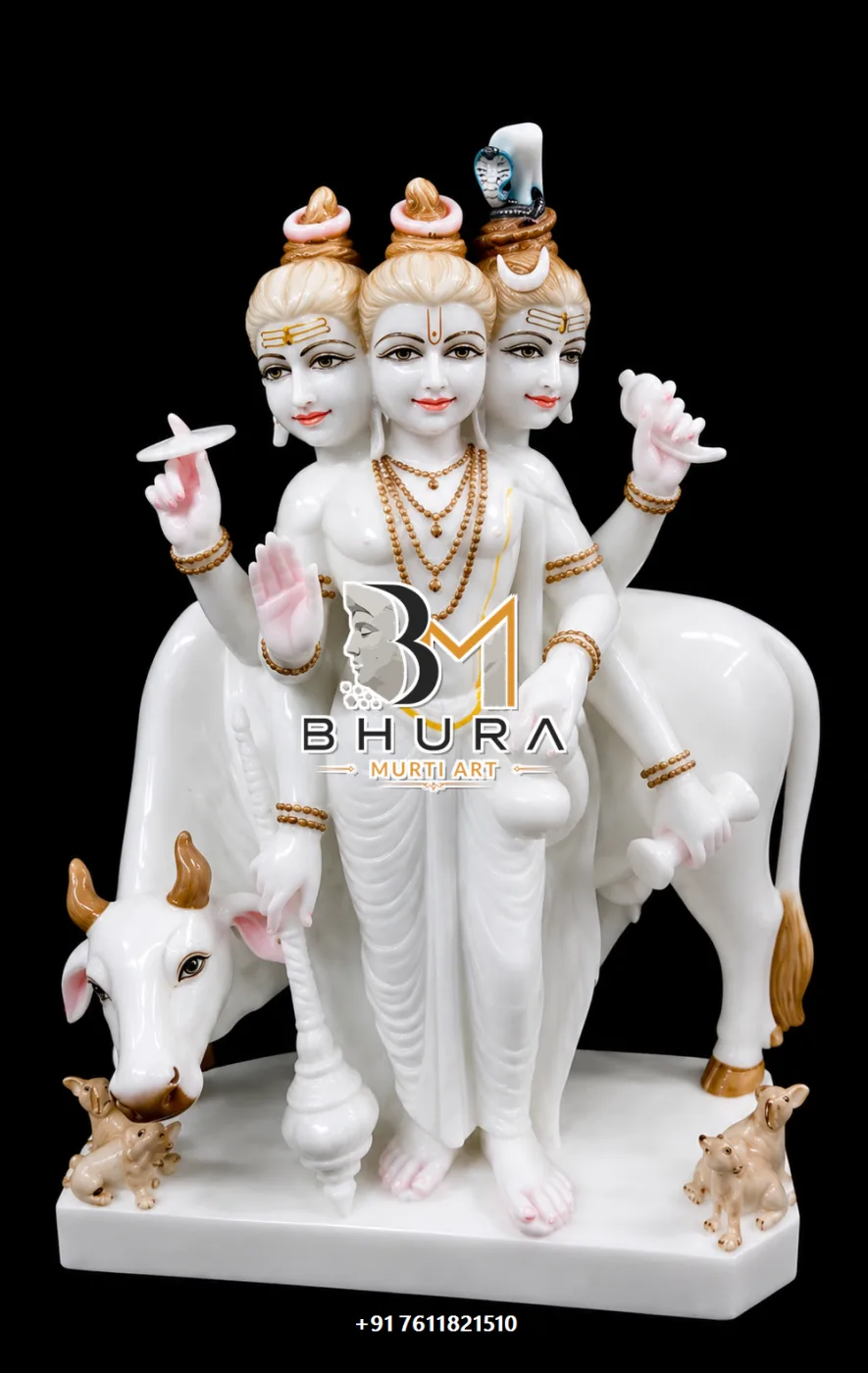 Dattatreya Ivory White Standing Collection - design variant 3