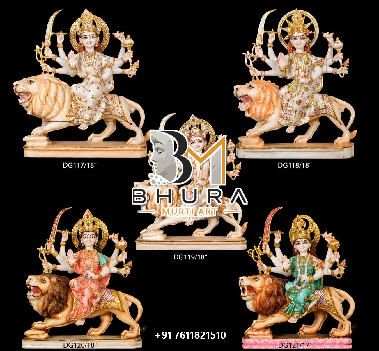 Durga Maa Artisan Colour Variant Collection - design variant 2