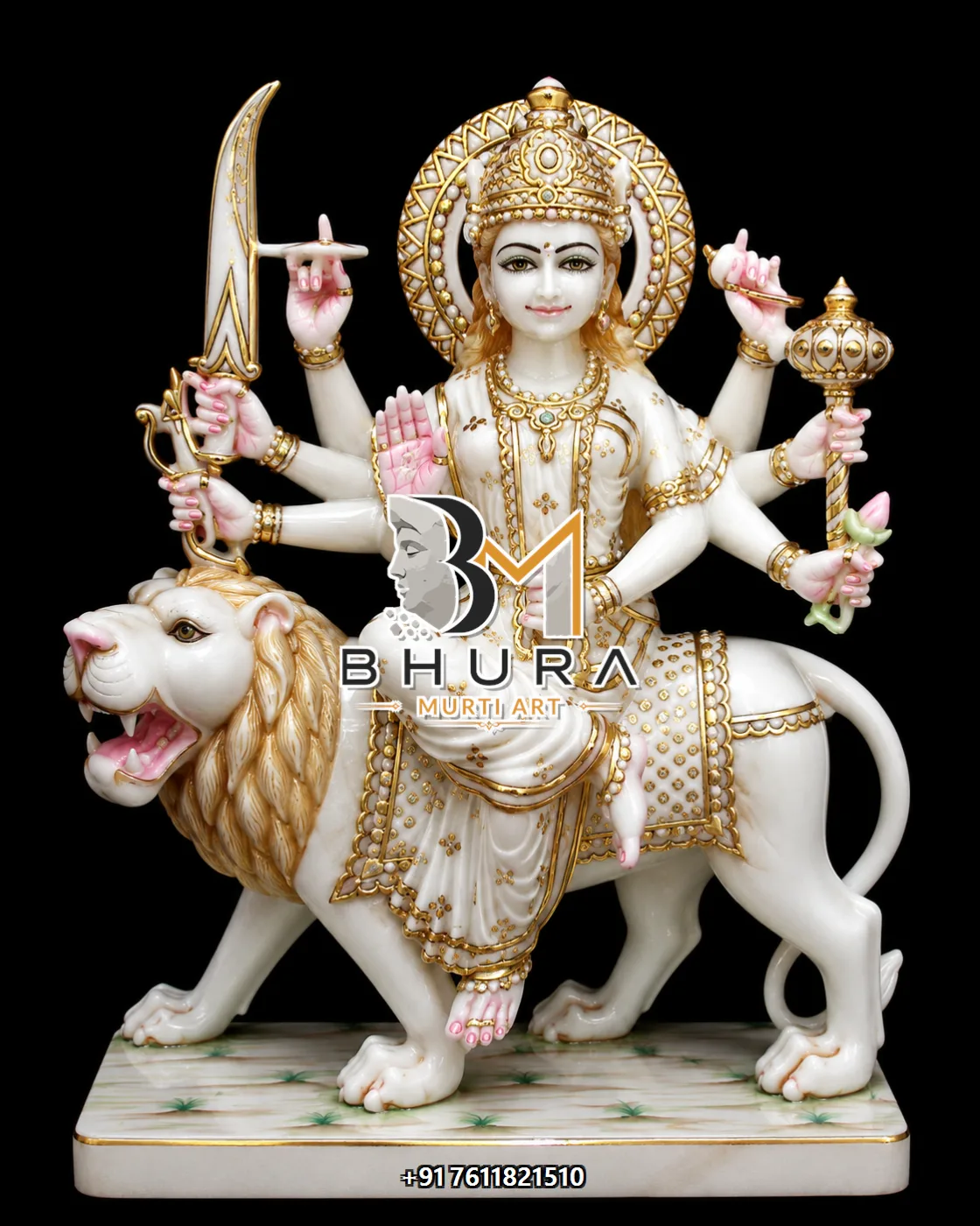 Durga Maa Pastel Lion Variant Collection - design variant 4