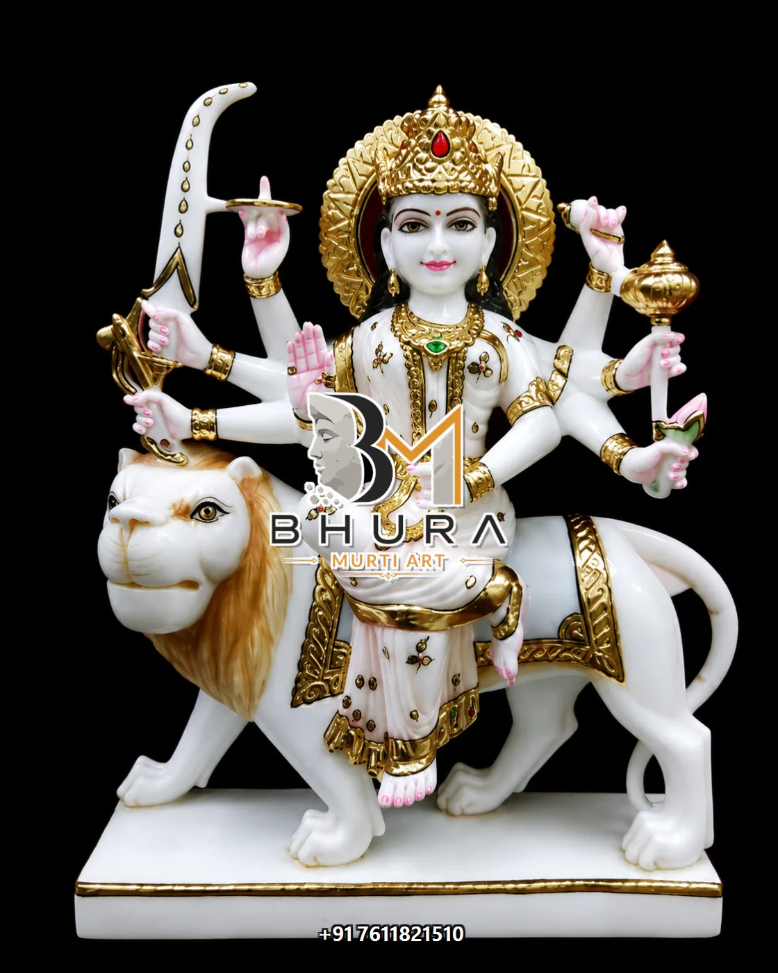 Durga Maa Pastel Lion Variant Collection - design variant 5