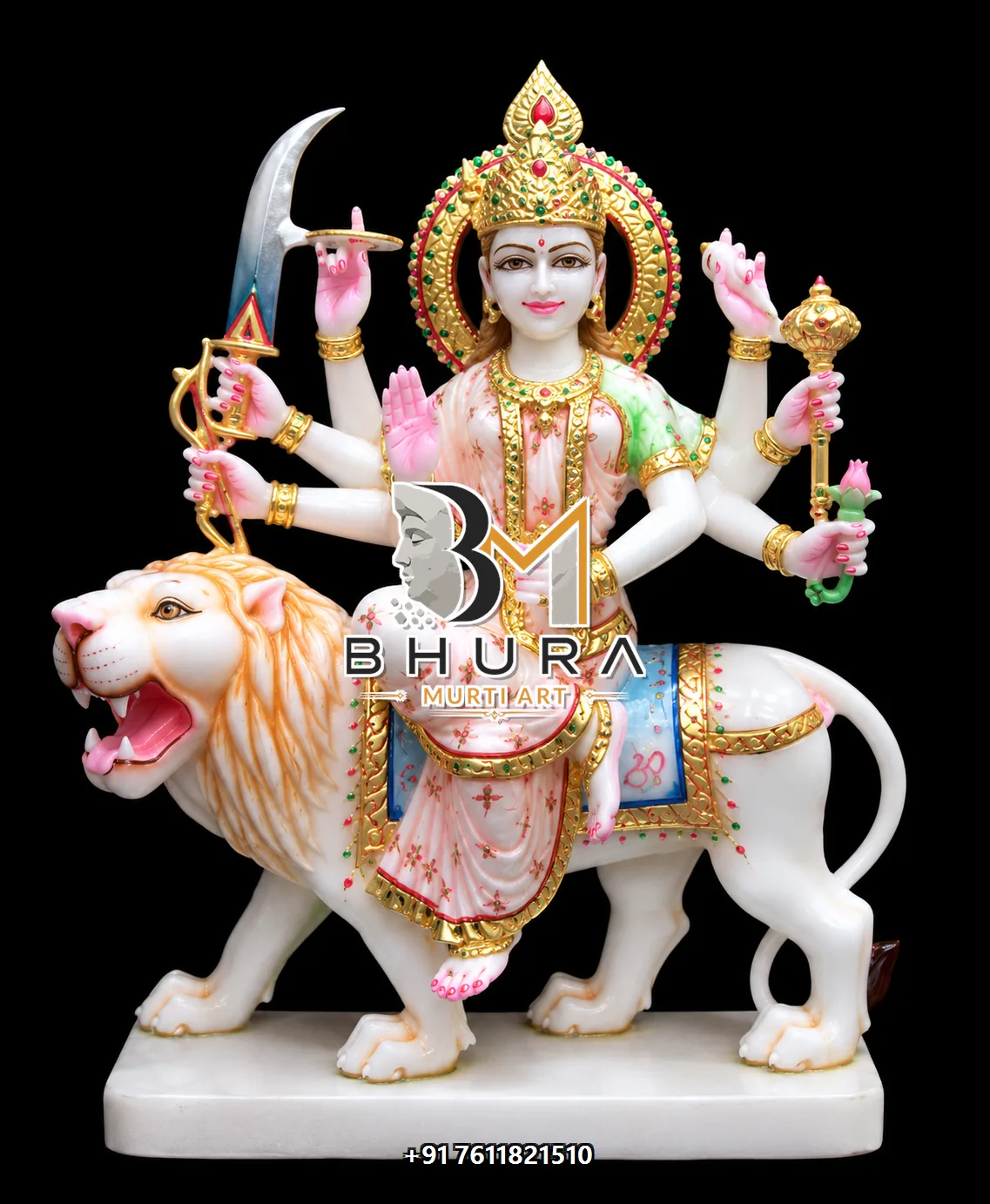 Durga Maa Shwet Marble Classic Collection - design variant 5