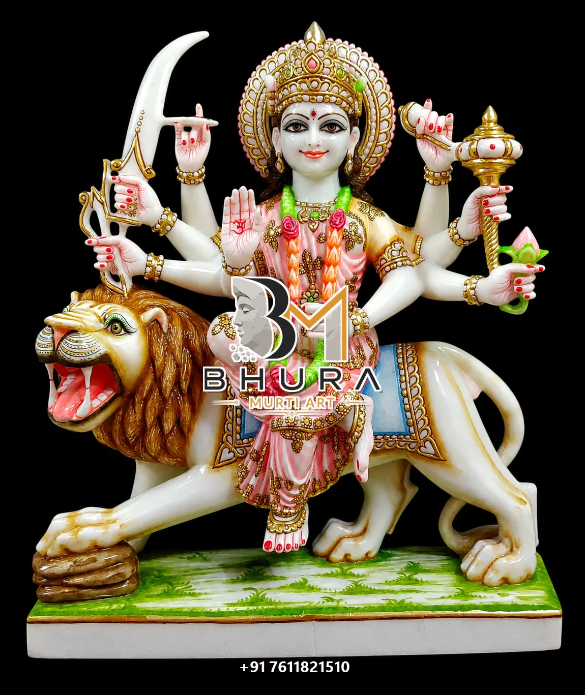 Durga Maa Golden Lion Variant Collection - design variant 5