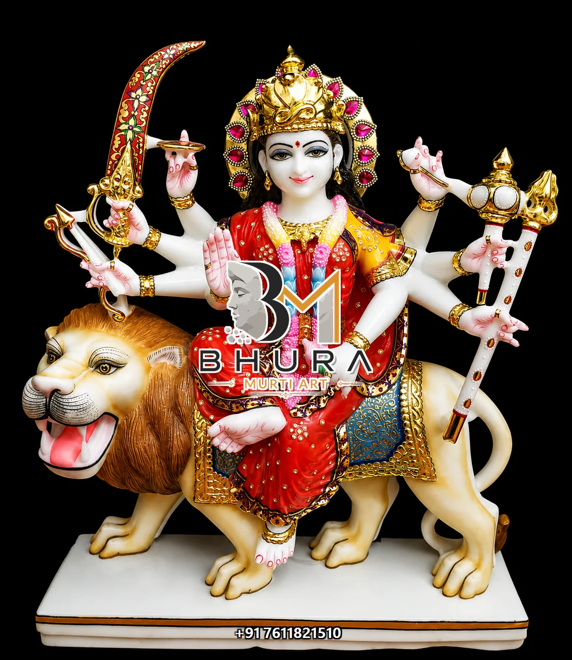 Durga Maa Tiger Vahan Variant Collection - design variant 3