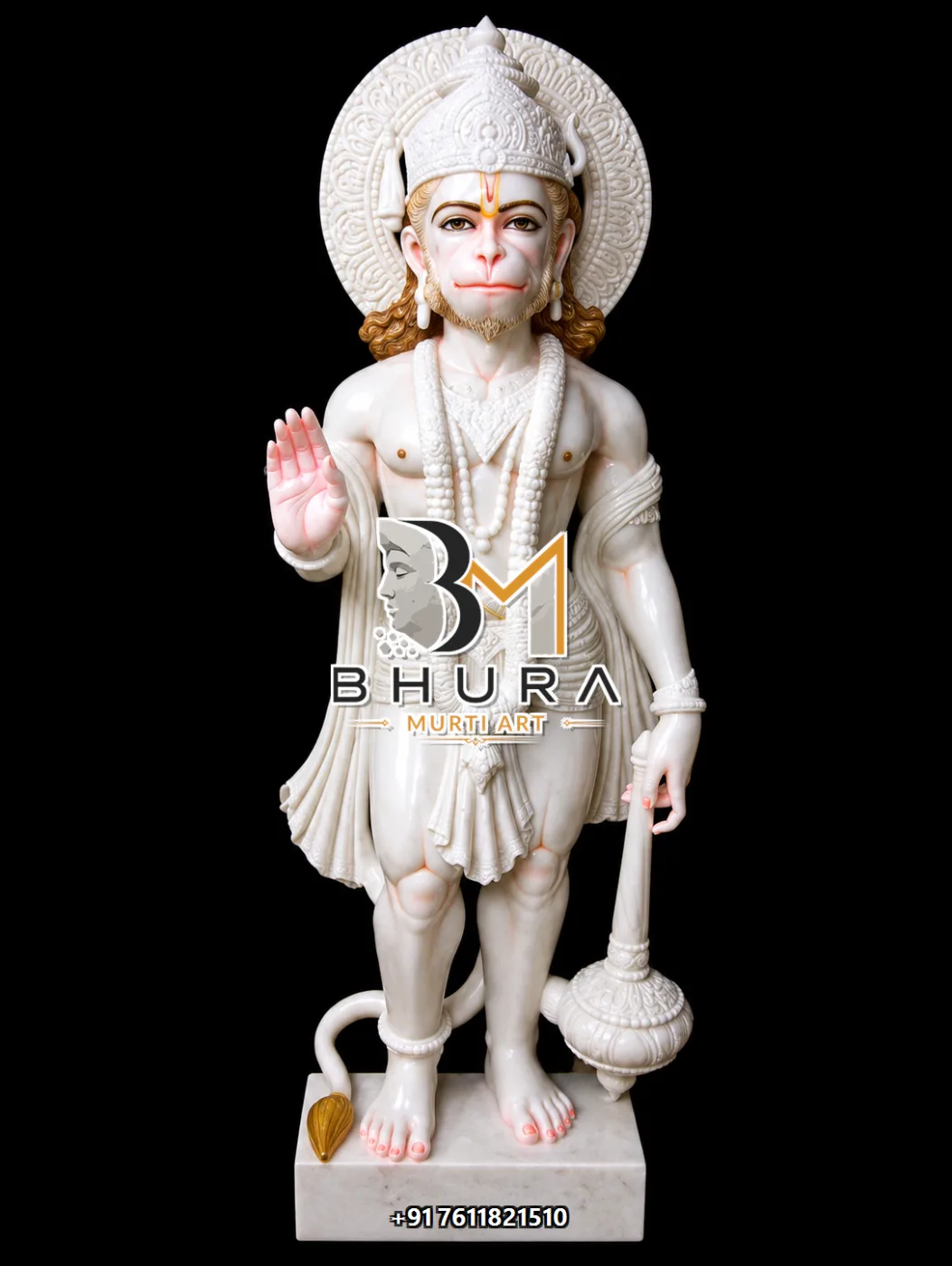 Hanuman Shwet Makrana Standing Collection - design variant 2