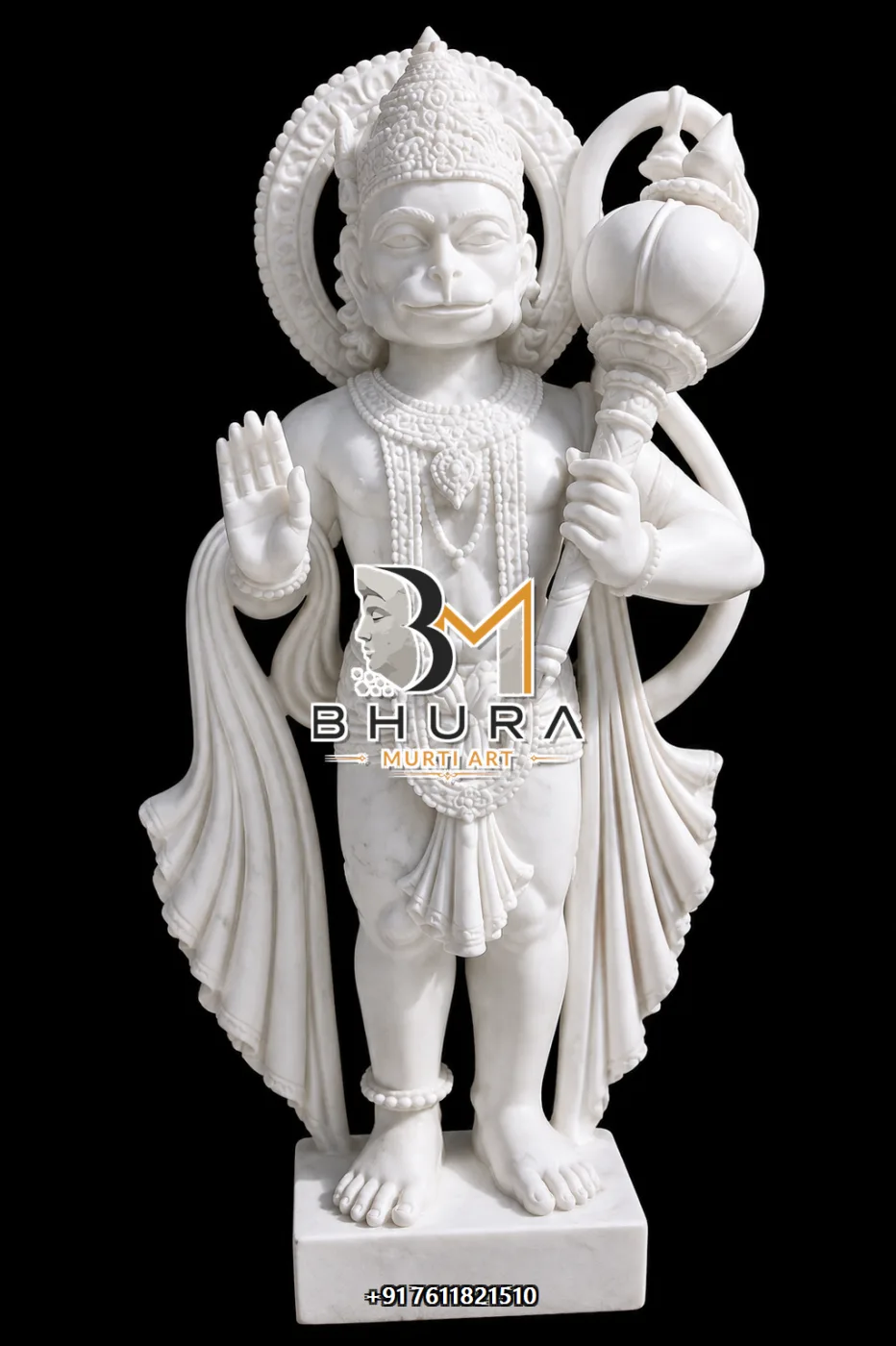 Hanuman Shwet Makrana Standing Collection - design variant 4