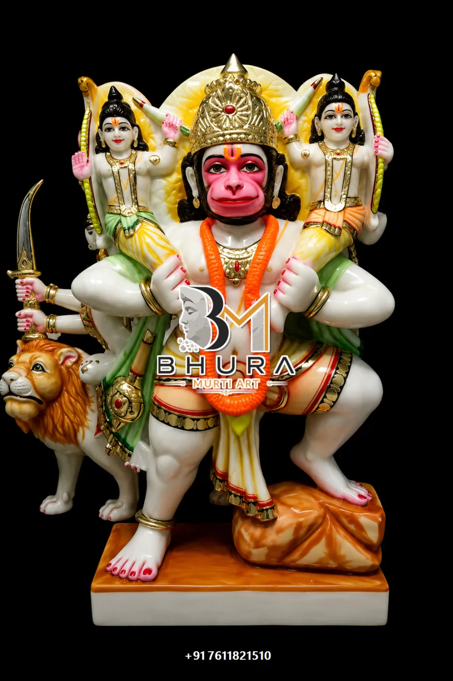 Ram Bhakt Hanuman Divine Figure Collection - design variant 2