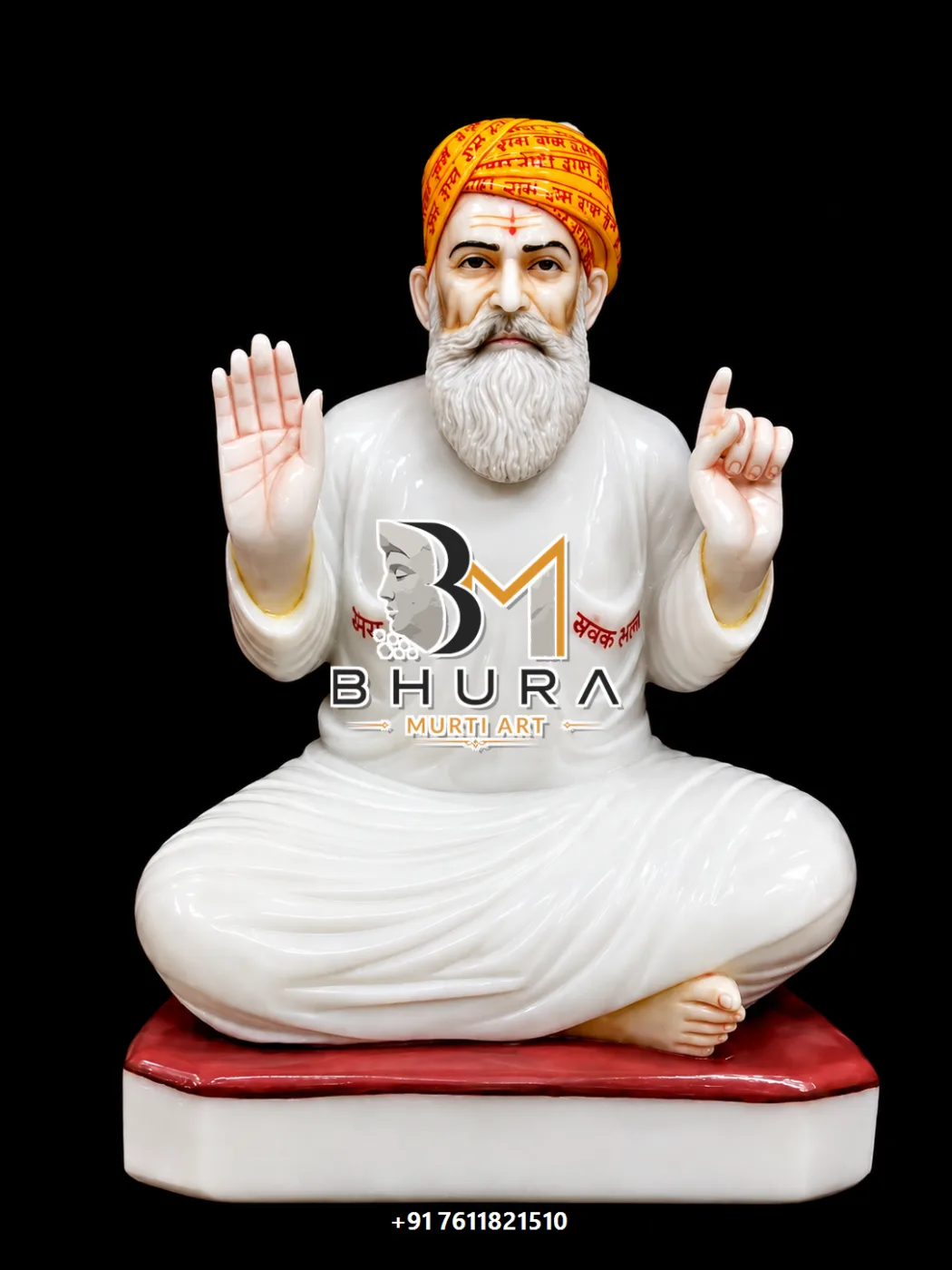 Spiritual Teacher Ashirwad Statue Collection - handcrafted design variant 2