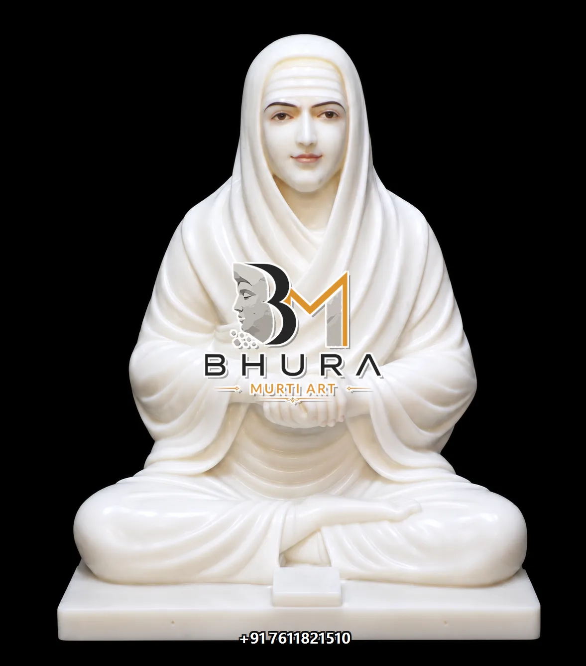 Spiritual Teacher Ashirwad Statue Collection - handcrafted design variant 3
