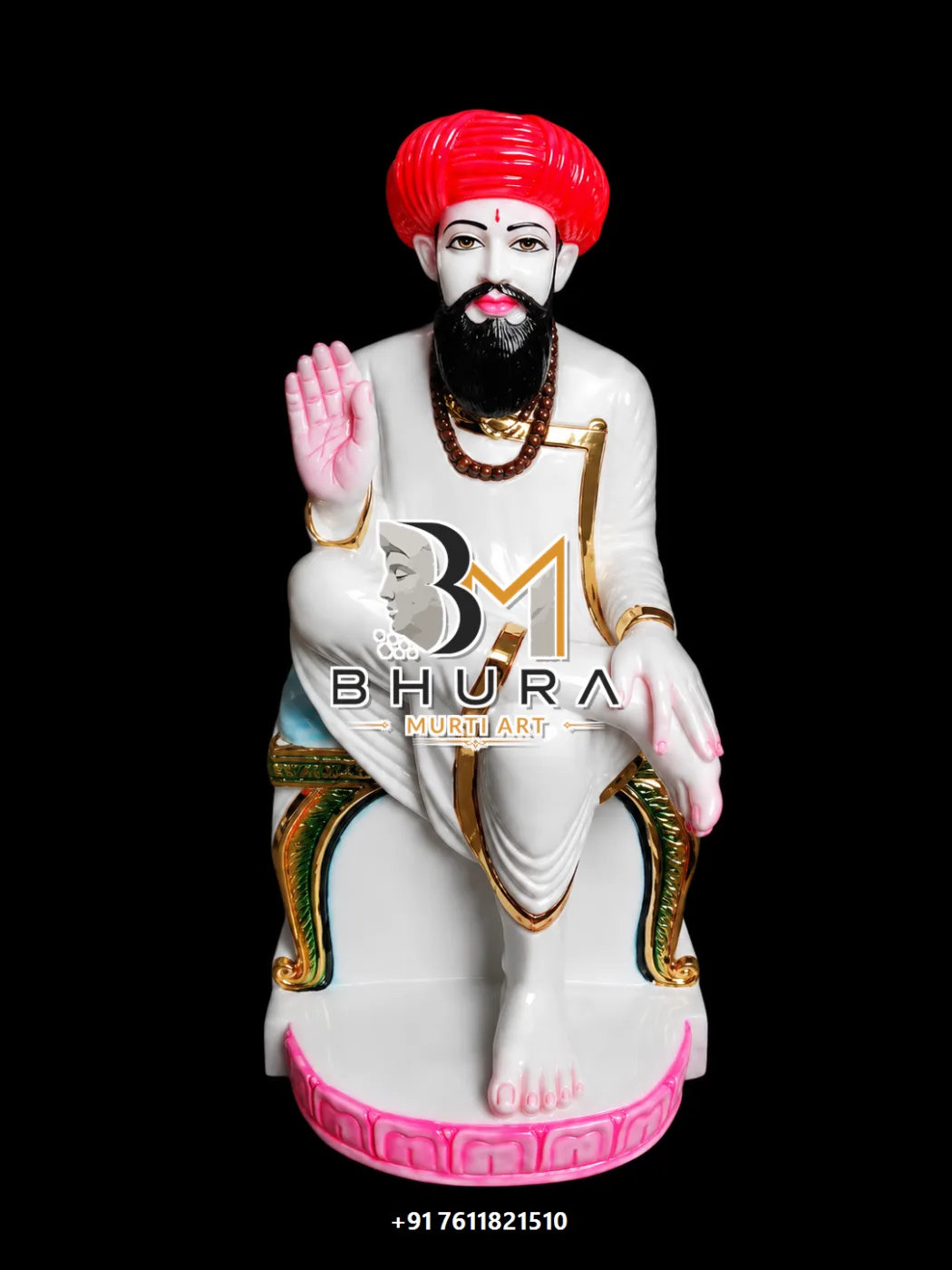 Indian Spiritual Leader Statue Collection - handcrafted design variant 2