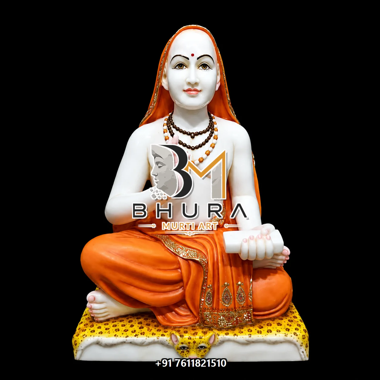 Indian Spiritual Leader Statue Collection - handcrafted design variant 4