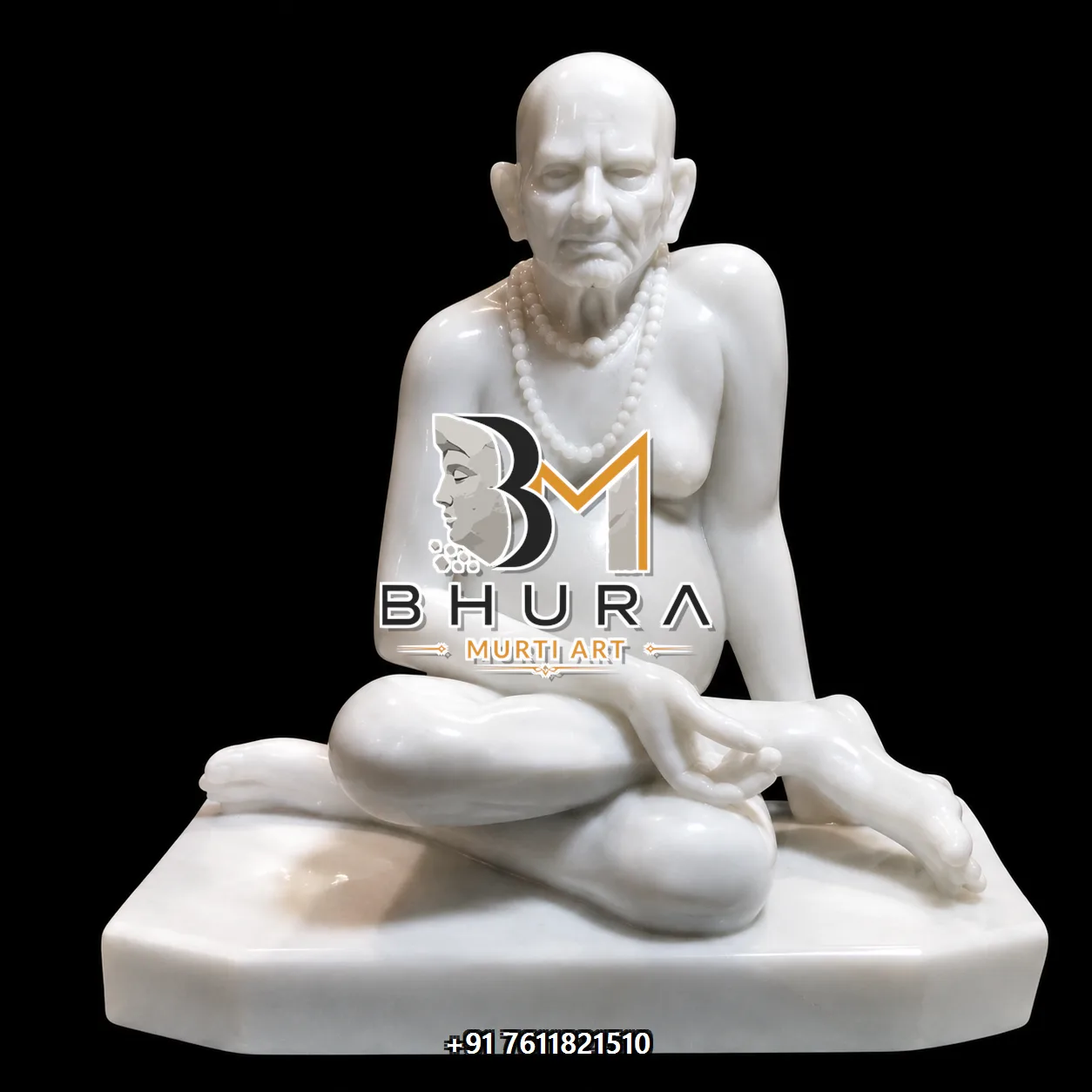 Indian Leader Meditation Statue Collection - handcrafted design variant 2