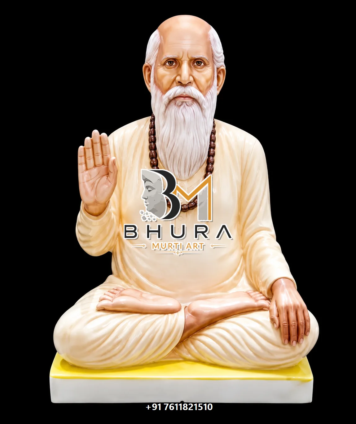 Historical Saint Marble Statue Collection - handcrafted design variant 4