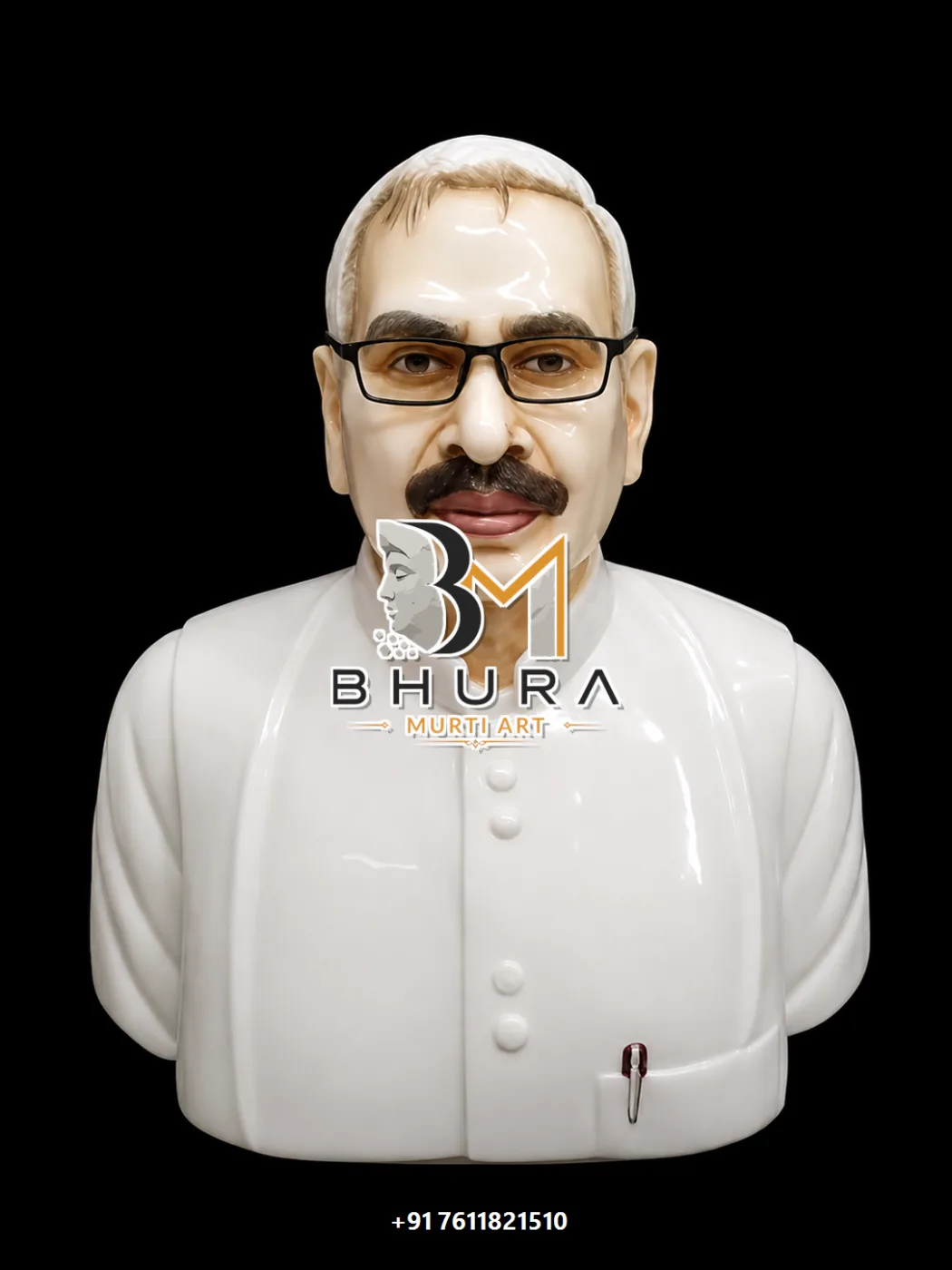 Custom Indian Couple and Portrait Bust Collection - handcrafted design variant 5