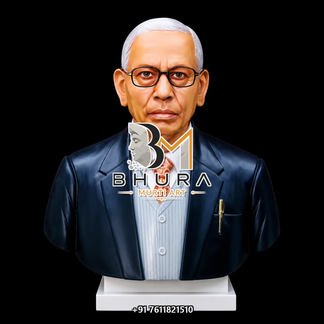 Professional and Statesman Portrait Bust Collection - handcrafted design variant 2