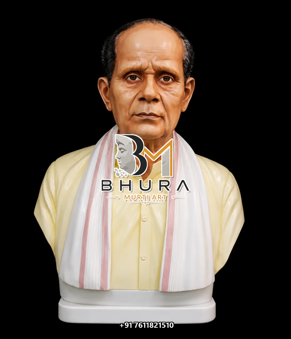 Indian Public Figure Bust Collection - handcrafted design variant 5