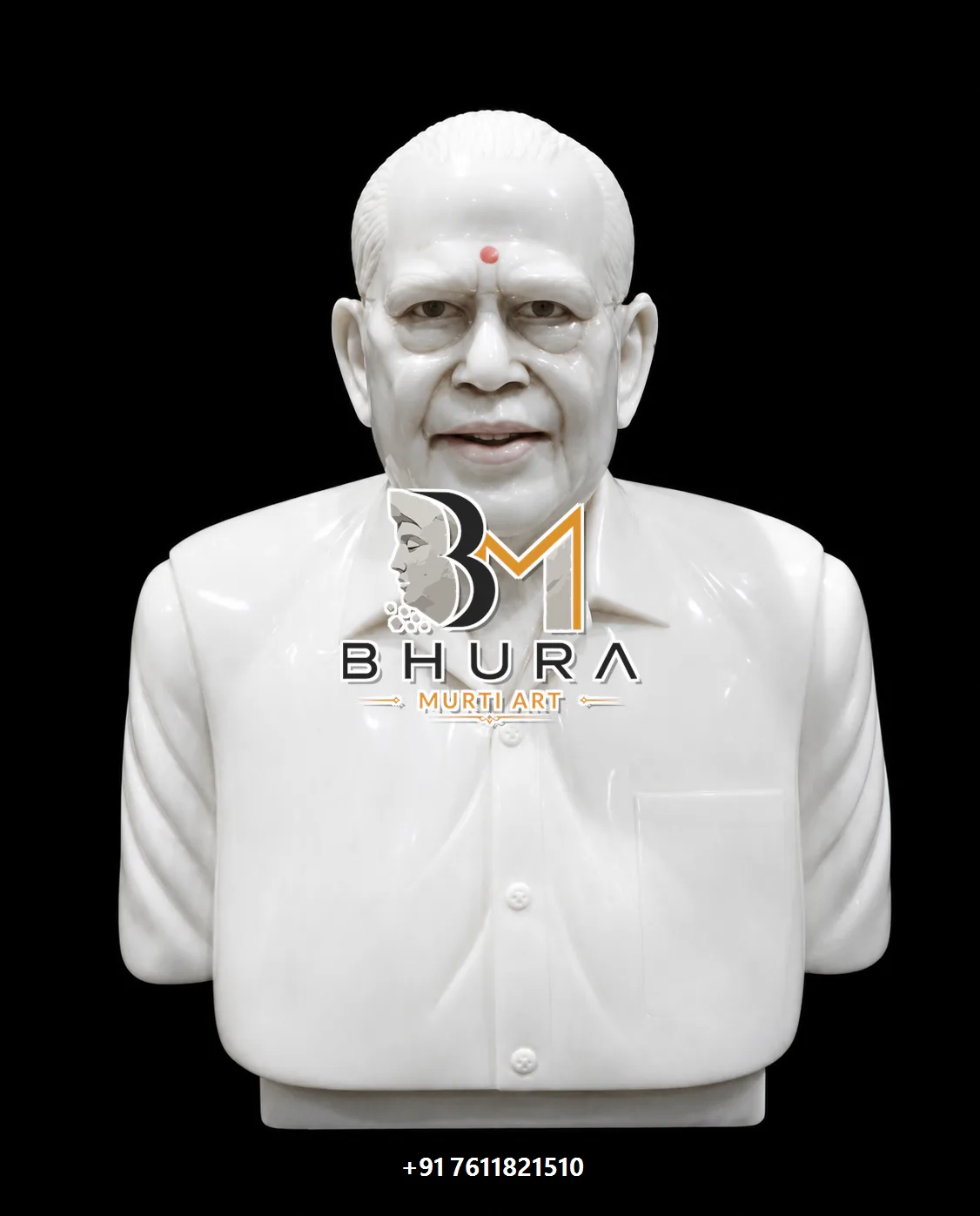 Hand-Carved White Marble Portrait Bust Collection - handcrafted design variant 4